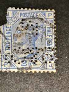 alte Briefmarken, Großbritannien, 2 1/2P, 1880, Queen Victoria, gestempelt - Bild 1 von 2
