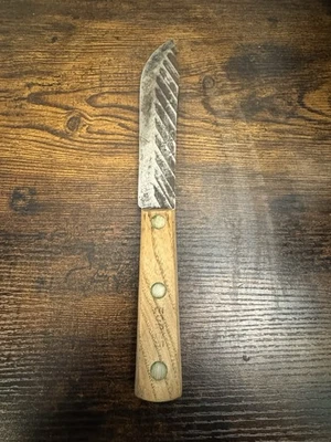 vintage 1960s 6" blade Case XX 431-6 carbon chef's butcher knife made in the USA - Image 1 of 4