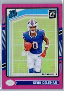 2024 Donruss Optic #263 Keon Coleman Pink - Picture 1 of 2