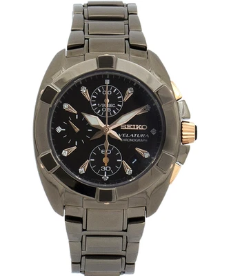 Reloj de vestir para mujer SEIKO VELATURA SNDX91P1 de acero inoxidable Foto 1 de 4