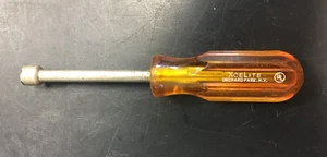 Xcelite Nº "Destornillador de tuerca 10 5/16"" amarillo ámbar, EE. UU., VINTAGE" - Imagen 1 de 5