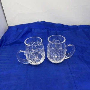 2er Set Waterford Kristall Dunmore Krug Henkelbecher 4,5" - Bild 1 von 23