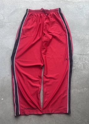 Pantalones de chándal Air Jordan para hombre XXL rojos Jumpman holgados rendimiento deporte baloncesto Foto 1 de 4