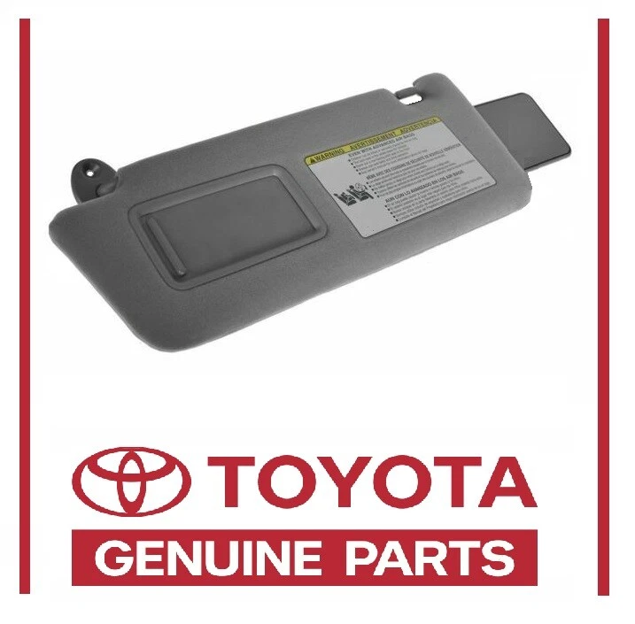 Genuine Toyota Tacoma 05-11 Sr5 Med Gray Driver Side Left Sun Visor OEM OE