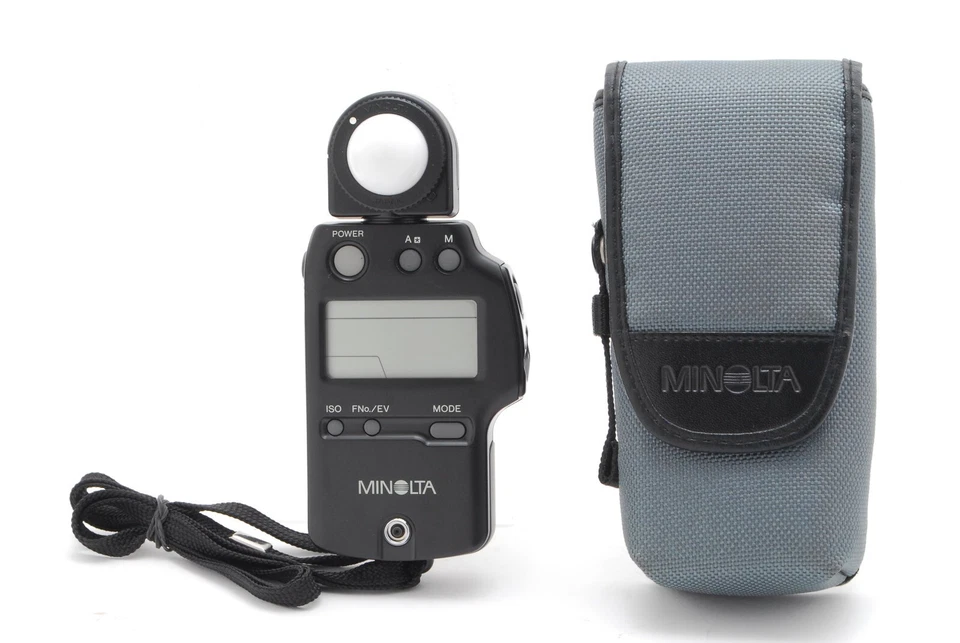[Correa como nueva en estuche] Medidor automático Minolta IVF IV F Medidor de exposición a la luz de Japón Foto 1 de 4