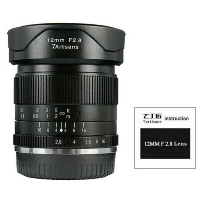 7artisans 12mm F2.8 Ultra Wide Angle Lens for Panasonic for Olympus Micro 4/3 - Image 1 of 4