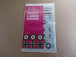 518M Letraset M23 Decal 1:48 Marcature Individuali Per P-51, P-38 E P-47 - Picture 1 of 4