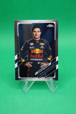 (2 Cards) 2021 Topps Chrome F1 Base F1 Racers #4 Sergio Perez SD9 - Image 1 of 4