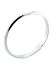 Sterling Silver 2mm  D shape Ring Wedding Ring Stacking Ring