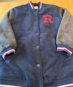 ZARA GIRLS “LOVE COLLEGE" VARSITY COAT JACKET GIRLS SZ 11 12 - Picture 1 of 6