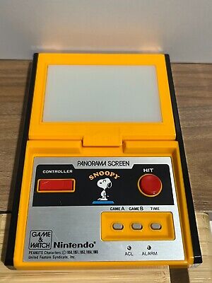 Nintendo Game & Watch - Snoopy - Panorama Screen - Tested Working (SLIGHTLY USE)