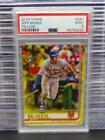 2019 Topps Jeff McNeil Yellow Paper Parallel Rookie RC #281 PSA 9 Mets MINT