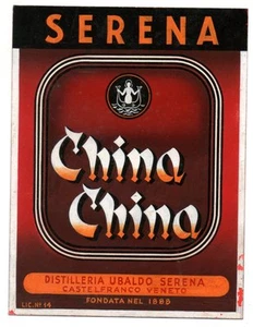 BOZZETTO ORIGINALE DIPINTO A MANO DISTILLERIA CHINA SERENA CASTELFRANCO VENETO - Picture 1 of 1