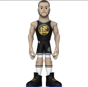 NBA Warriors Stephen Curry (uniforme della città) 5 pollici vinile figura oro - Foto 1 di 2