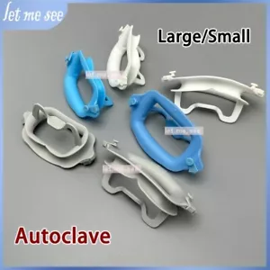 Abridor bucal de silicona accesorios autoclave dental blanqueamiento dental retractor de mejillas L/S - Imagen 1 de 33