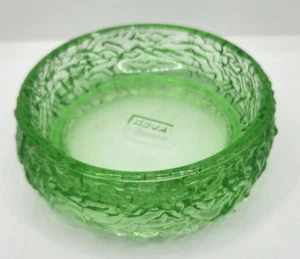 Vintage Beautiful Green Glass Dish marked Avon - Picture 1 of 1