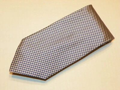 HOMBRE DE HOY [GEOMÉTRICO/AZUL] Corbata Hombre 100% Seda Hecha en Italia Foto 1 de 3