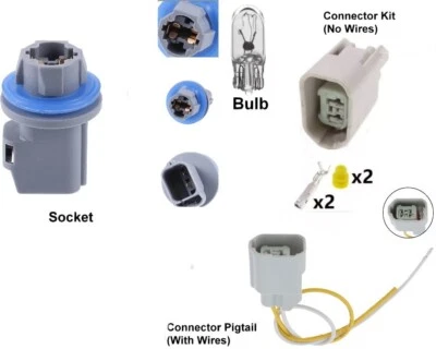 AUTOLUMINATION Ford F250 F350 F450 Super Duty Side Marker Lamp Holder Bulb Socket Connector