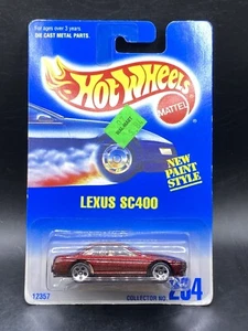 1991 Hot Wheels All Blue Card #264 Lexus SC400 Ultra Hot Wheels Toy Car - Picture 1 of 3