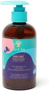 As I Am Born Curly Curl Defining Jelly 240ml/8oz (kids), cream, (Pack of 1) size - Picture 1 of 2