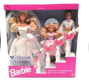 Mattel Limited Edition Dream Wedding Barbie Stacie And Todd Giftset NEW - Picture 1 of 3