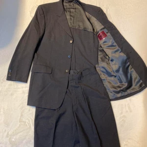 Rare Yohji Yamamoto x D'URBAN A.A.R Vintage Suit L Dark Gray Check Japan - Picture 1 of 13