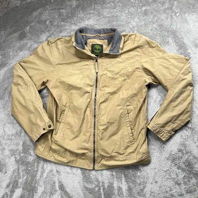 Vintage Men’s Timberland  Jacket Medium Tan Beige Pockets Preppy - Image 1 of 4