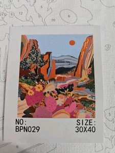 Kit Pintura Paisaje por Números para Adultos-Montaña Adulto Pintura por Número Kits... - Imagen 1 de 7