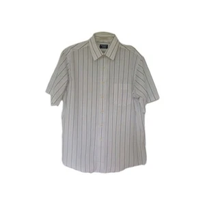 Investment Classic By Damon White Short Sleeve Shirt 16.5 65/35 Poly Cotton NWOT - Picture 1 of 8