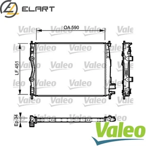 RADIATOR ENGINE COOLING 735114 FOR NISSAN QASHQAI/+2 K9K292/282 1.5L 4cyl - Picture 1 of 8