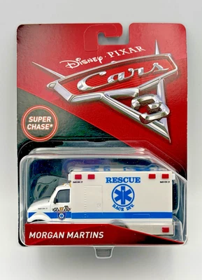 Disney Pixar Cars 3 Super Chase Morgan Martins Rescue Race Div. 2017 Raro nuevo en caja Foto 1 de 4