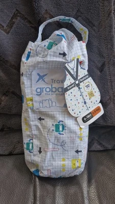 Saco de dormir Grobag bebé verano 6-18 meses 0,5 tog azul pálido con bolsa de viaje Foto 1 de 4