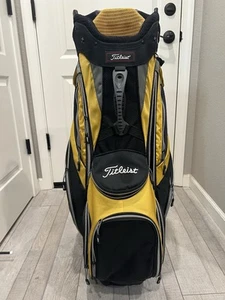 Carrito Titleist 14 vías bolsa de golf dorado negro muchos bolsillos y refrigerador independiente ogio - Imagen 1 de 14