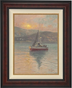 Thomas KINKADE Sunrise Sea of Galilee LIMITED Edition GICLEE CANVAS Art Signed - Picture 1 of 8