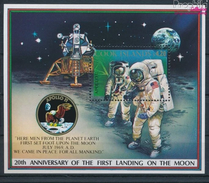 sellos Cookinseln 1989 Mi Bloque 188 (completa edición) nuevo con gom (10692309 - Imagen 1 de 1