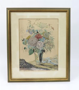 Orig. Blumenstrauß des russischen Künstlers Sergej / Sergej Tschechonin (1878-1936) - Bild 1 von 8
