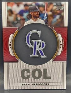 2023 Topps Series 1 - Team Logo Commemorative Patches #TLP-BR Brendan Rodgers - Picture 1 of 2