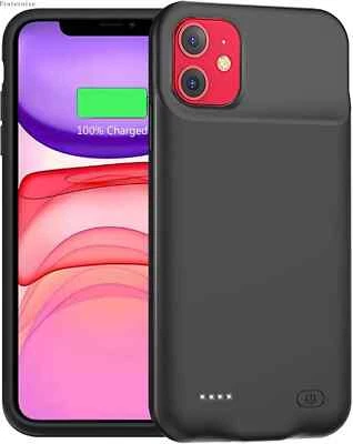 7000mAh Battery Charger Case for iPhone11 Power Bank Charging Cover Battery Pack - Image 1 of 4