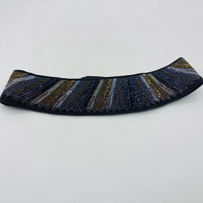 Cinturón Vintage La Regale Cuentas a Mano Multicolor Talla Mediana Foto 1 de 4