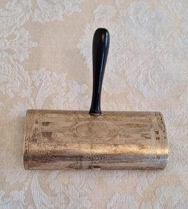 Vintage Nasco Silverplate Table Broom Crumb Pick Up BUTLER SWEEPER 5.5" - Picture 1 of 6