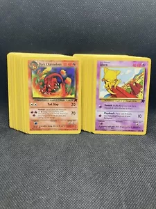 Complete Pokémon Team Rocket Set Com/UC 48 cards NM-PL WOTC Vintage Original - Picture 1 of 2