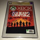 Red Dead Redemption 2 signé 8.0 CGC XBOX Magazine 196 Roger Clark +7 autographes