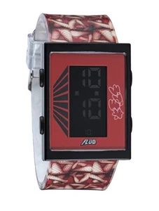 Reloj Yonehara Yasumasa X Flud Rojo Digital LCD Cartucho Patas Mujer Nuevo en Caja - Imagen 1 de 1