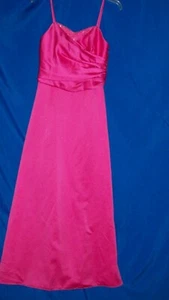 PINK  FORMAL DRESS LONG LENGTH SIZE 14JB - Picture 1 of 2