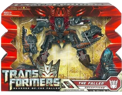 Transformers Revenge of the Fallen Voyager Class The Fallen lacrado de fábrica novo - Imagem 1 de 2