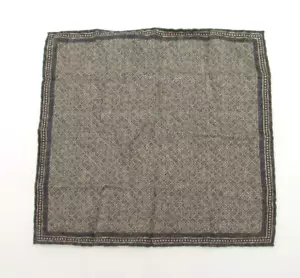 NWT Brunello Cucinelli Men's 100% Silk Floral-Geometric Print Pocket Square A238 - Picture 1 of 3