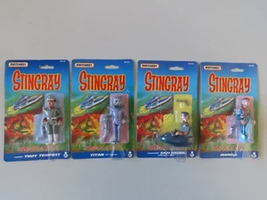 Juego de figuras de acción Matchbox 1992 Gerry Anderson's Stingray, Troy Tempest Marina - Imagen 1 de 9