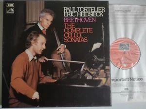 TORTELIER & HEIDSIECK PLAY BEETHOVEN CELLO SONATAs EMI SLS 836 - Picture 1 of 6
