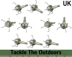 Crossbow Bolt Archery Arrow JUDO 100 Grain Grabbing Paw Field Tips Pack Of 10 - Picture 1 of 3