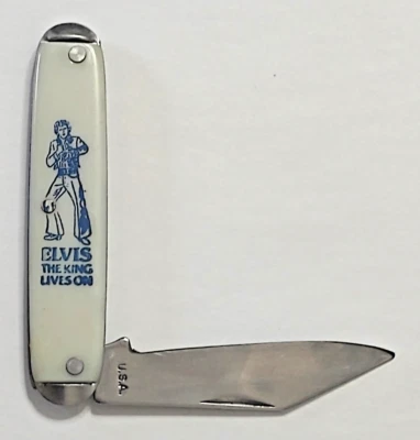 Made in USA great condition -Vintage Elvis Presley Novelty Folding Pocket Knife - Image 1 of 4